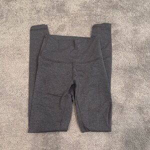 Lululemon Gray Wunder Under Leggings